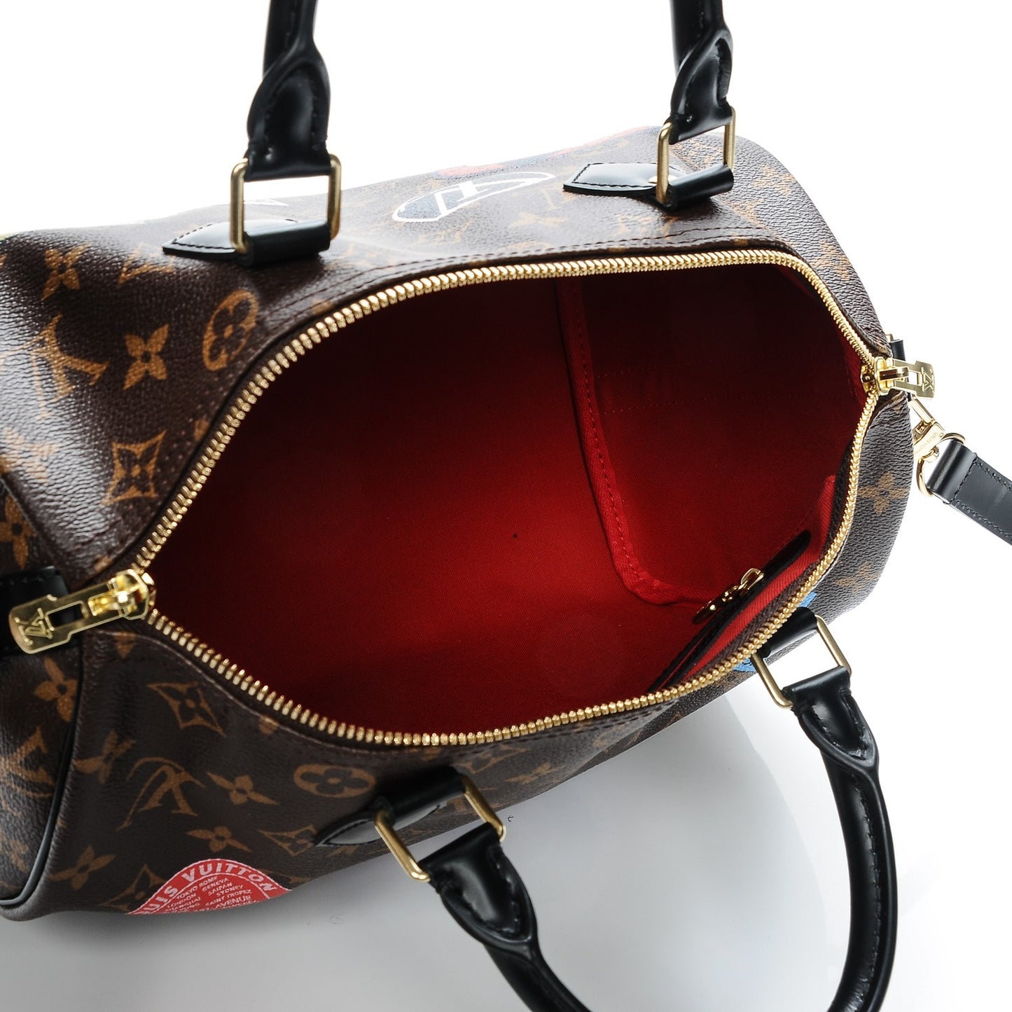Monogram My World Tour Speedy Bandouliere 30 Black