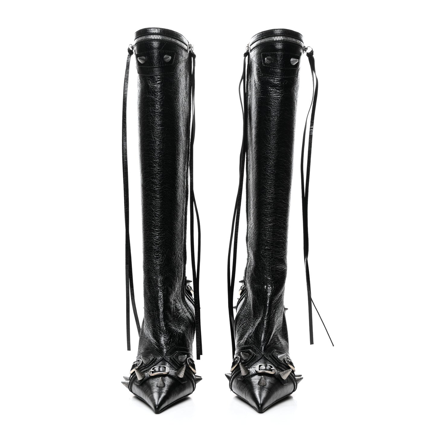 Agneau Arena Spike Spiked Cagole 90mm Boots 41 Black