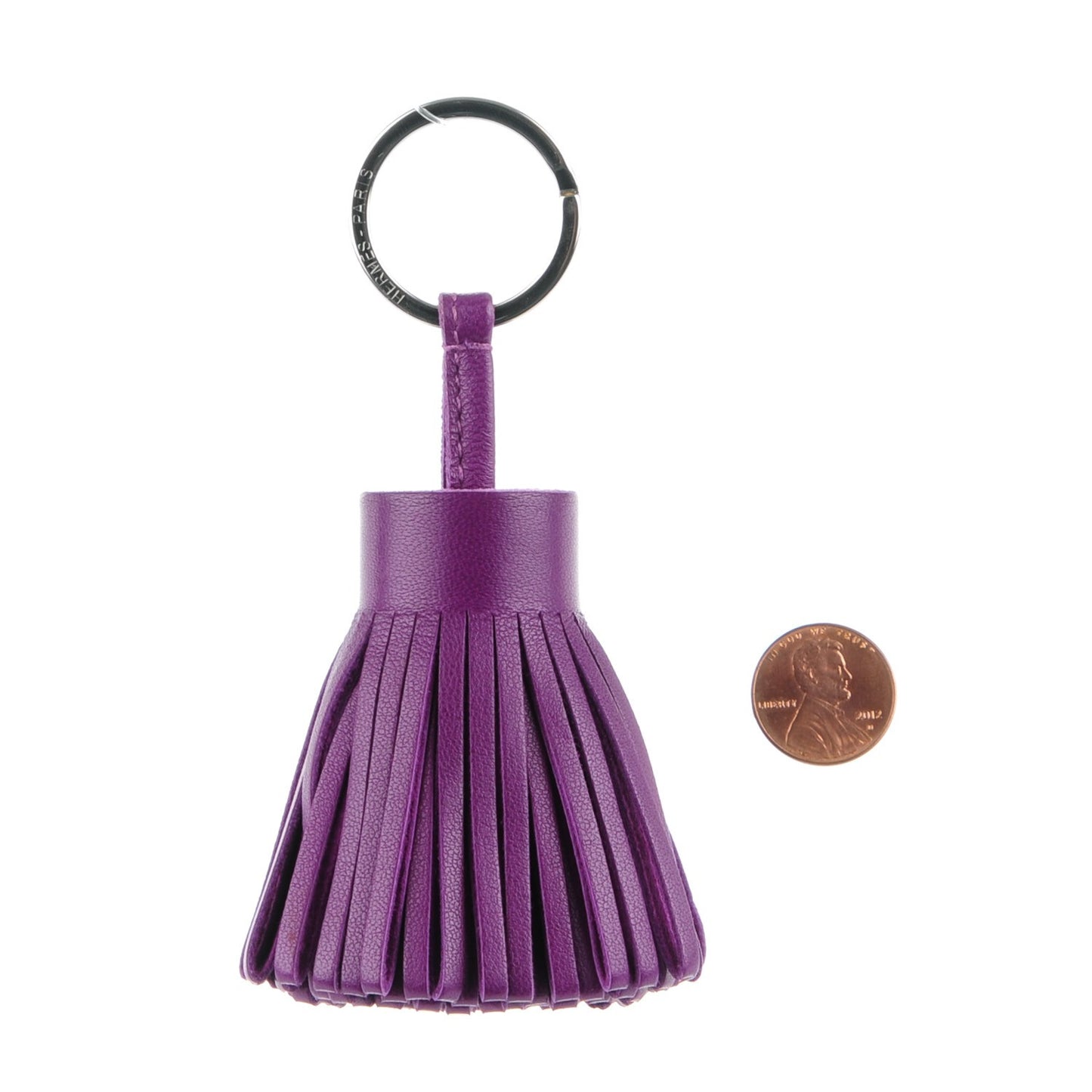 Lambskin Carmen Tassel Key Holder Anemone