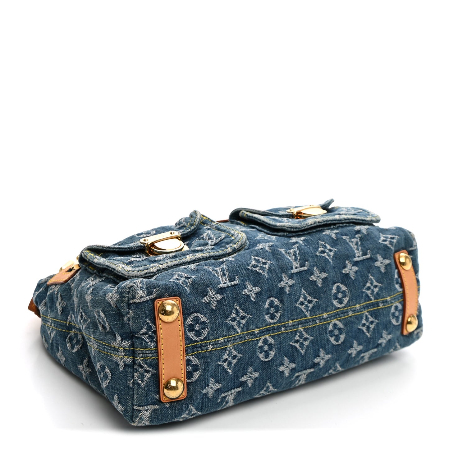 Monogram Denim Baggy PM Blue