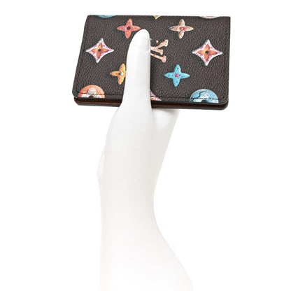 Louis Vuitton Calfskin Donut Monogram Pocket Organizer Chocolate 2 of 6