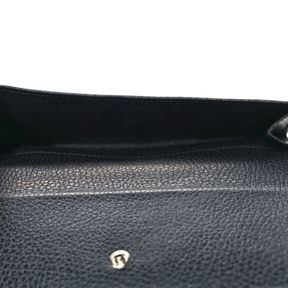 Gucci Calfskin Studded Soho Continental Wallet Black 6 of 10