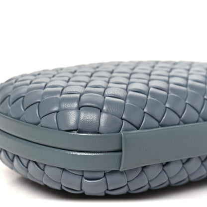 Bottega Veneta Nappa Intrecciato Minaudiere Knot Clutch Thunder 8 of 9