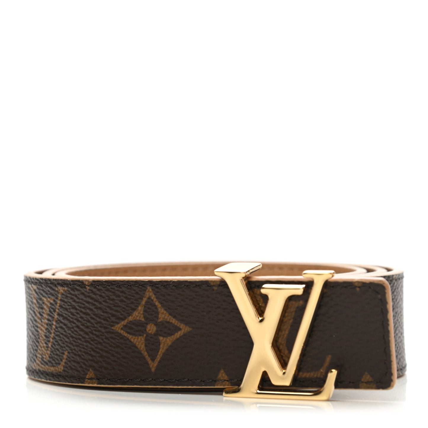 Monogram Calfskin 30mm LV Initiales Reversible Belt 85 34 Arizona