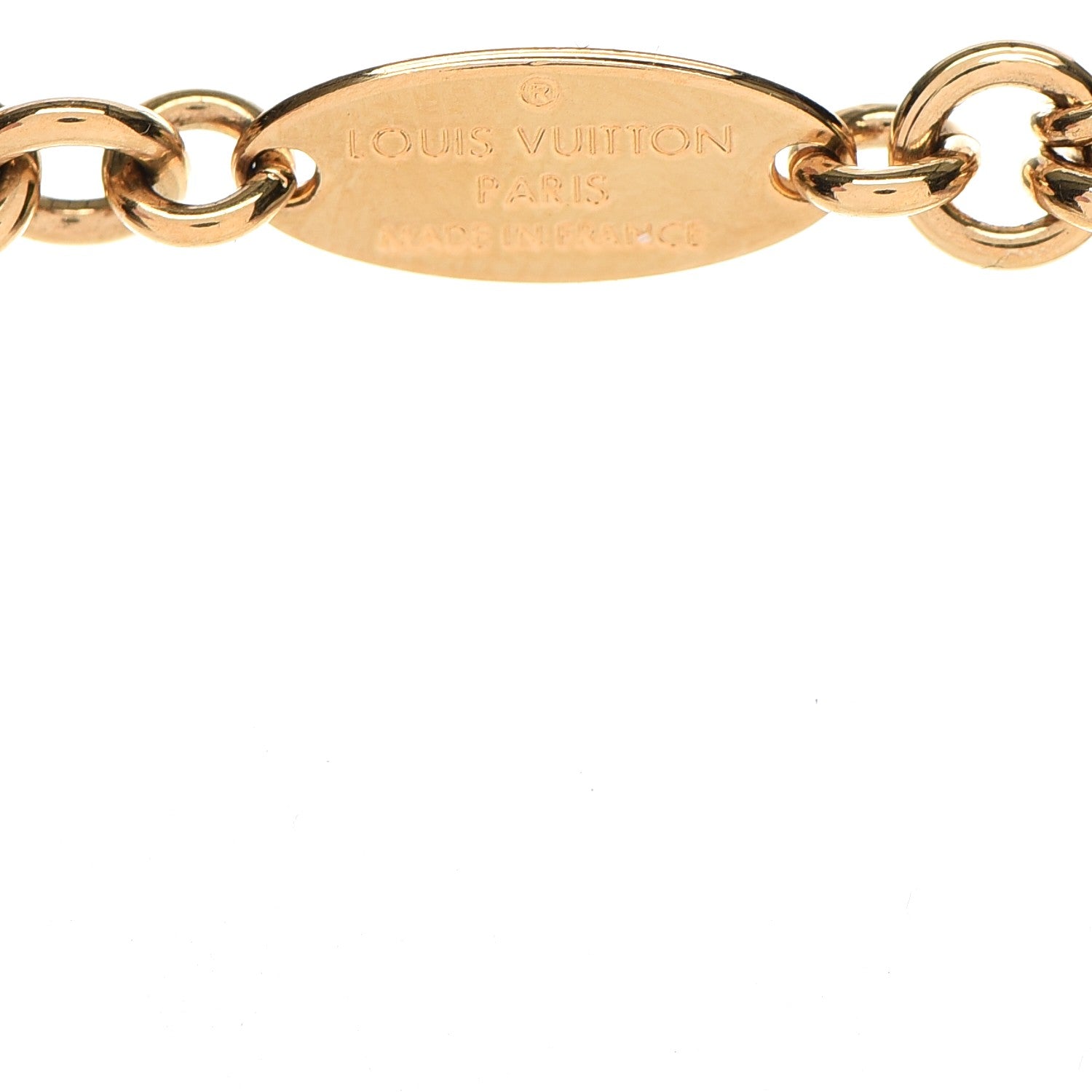 Louis Vuitton Trunkies Strass Necklace Gold 6 of 7