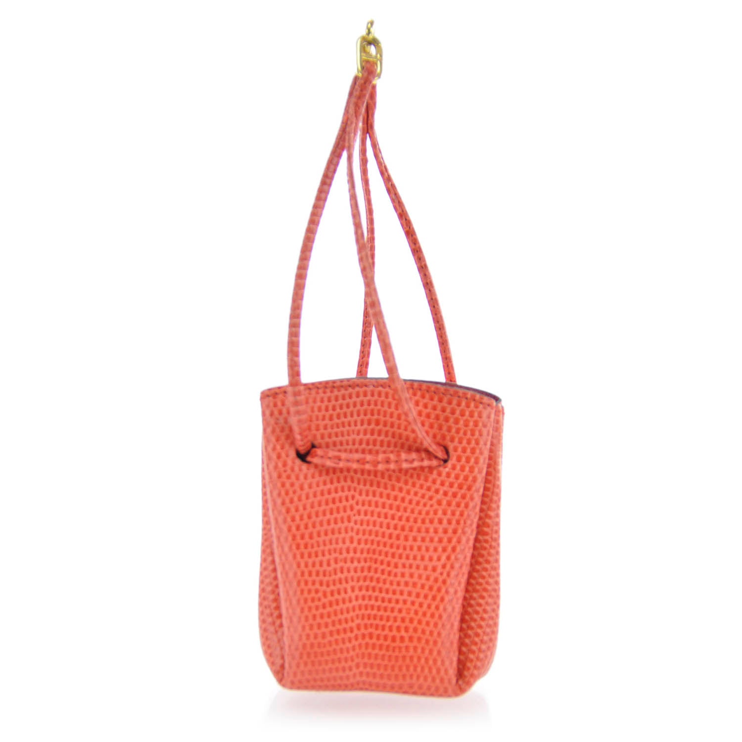 Hermes Lizard Vespa Pouch Rouge Moyen 1 of 8