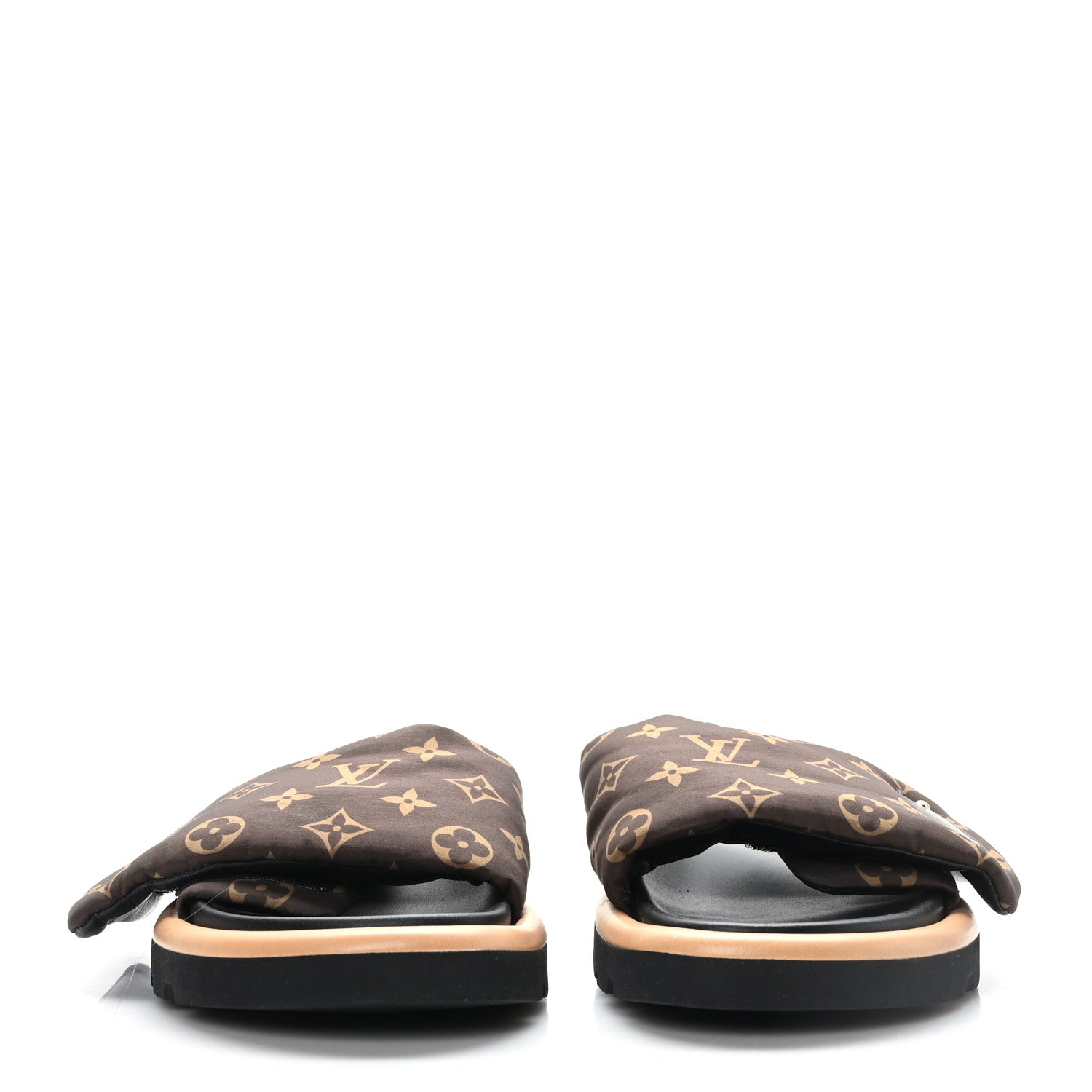 Louis Vuitton Nylon Monogram Pool Pillow Comfort Mule 40 Cacao Brown 2 of 8