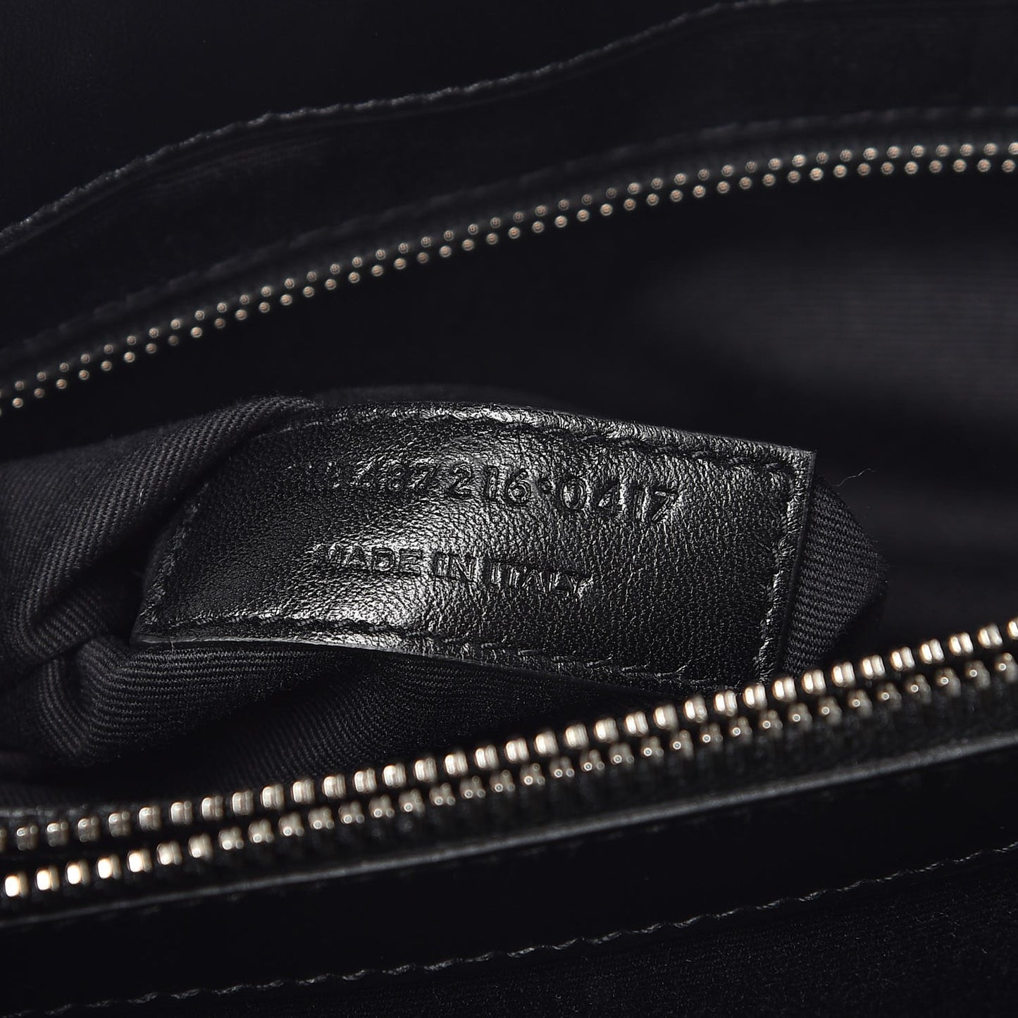 Calfskin Y Quilted Monogram Medium Loulou Chain Satchel Black