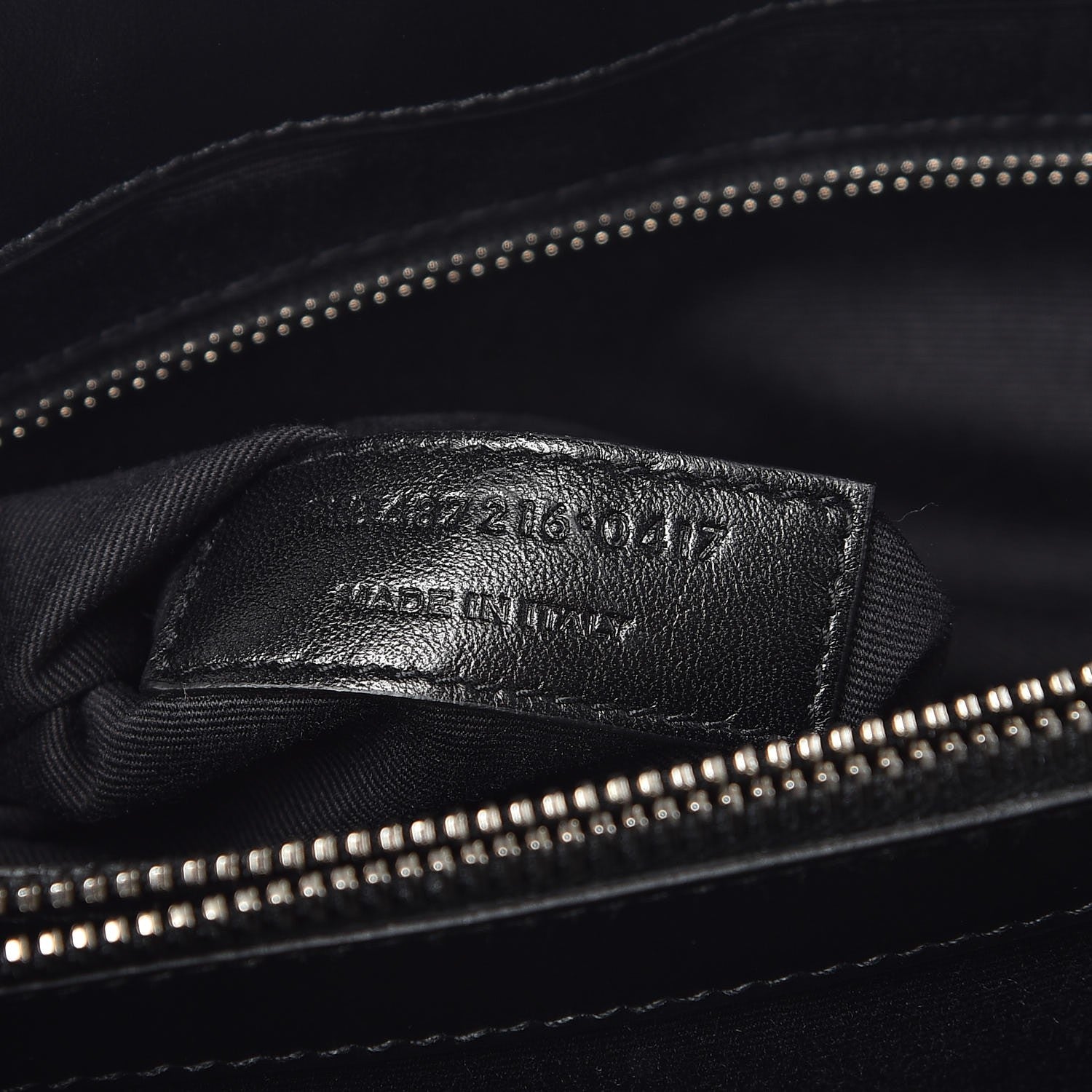 Saint Laurent Calfskin Y Quilted Monogram Medium Loulou Chain Satchel Black 8 of 10