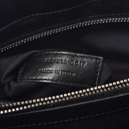 Saint Laurent Calfskin Y Quilted Monogram Medium Loulou Chain Satchel Black 8 of 10