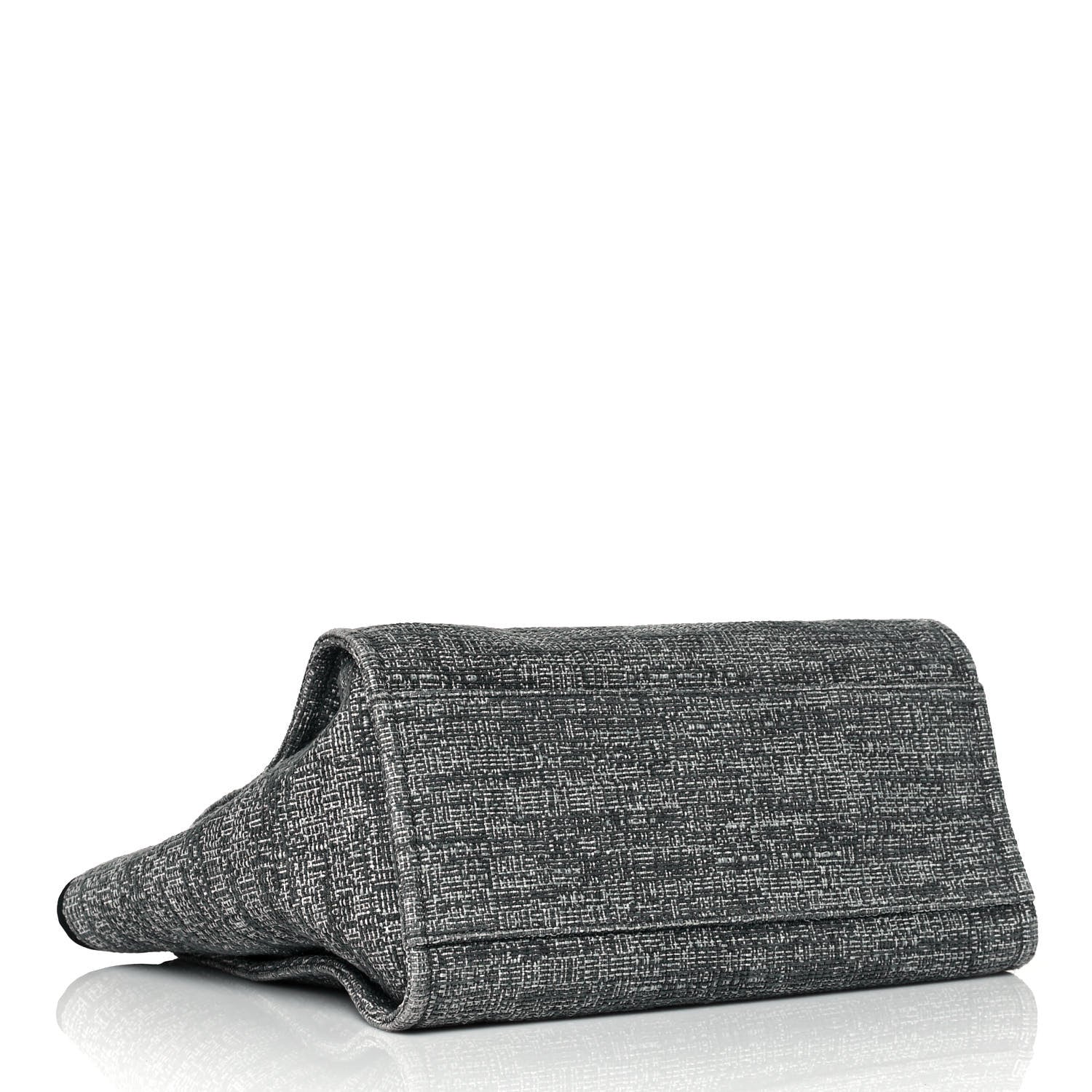 Chanel Canvas Medium Deauville Tote Charcoal 4 of 11