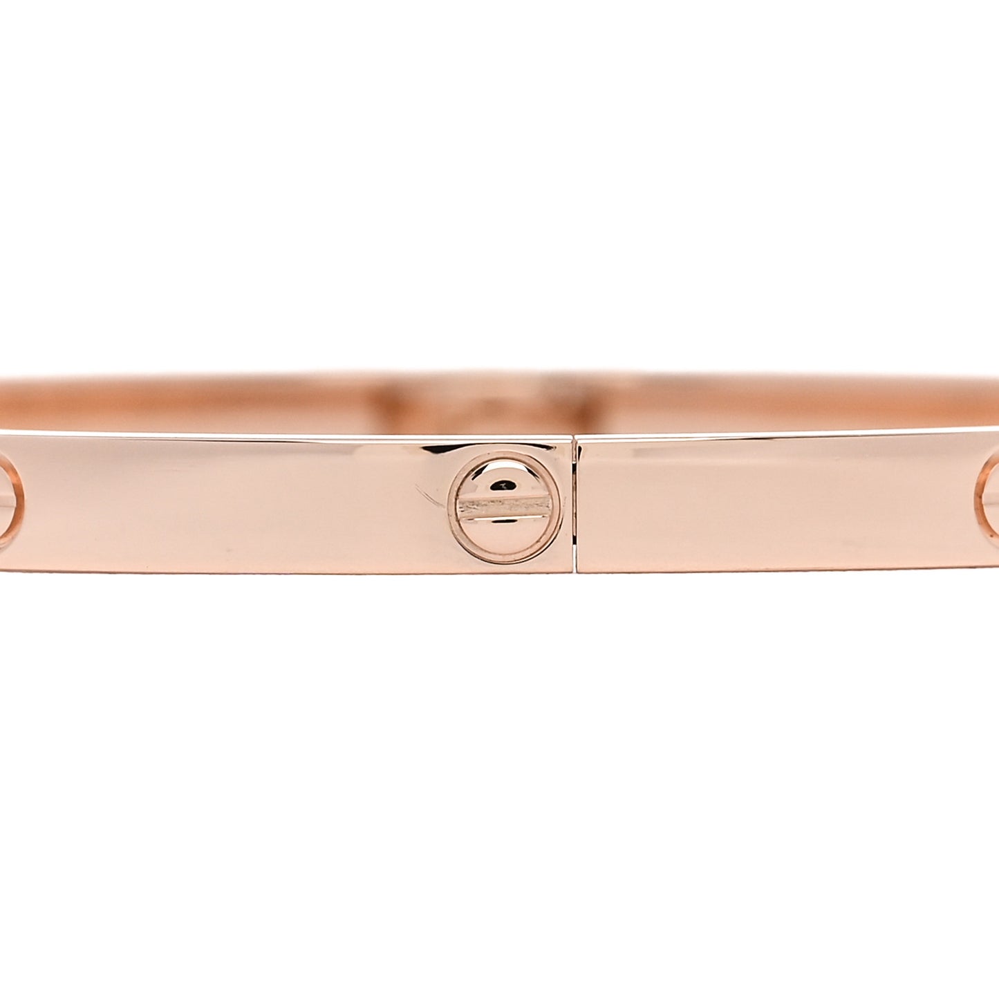18K Pink Gold Small LOVE Bracelet 17