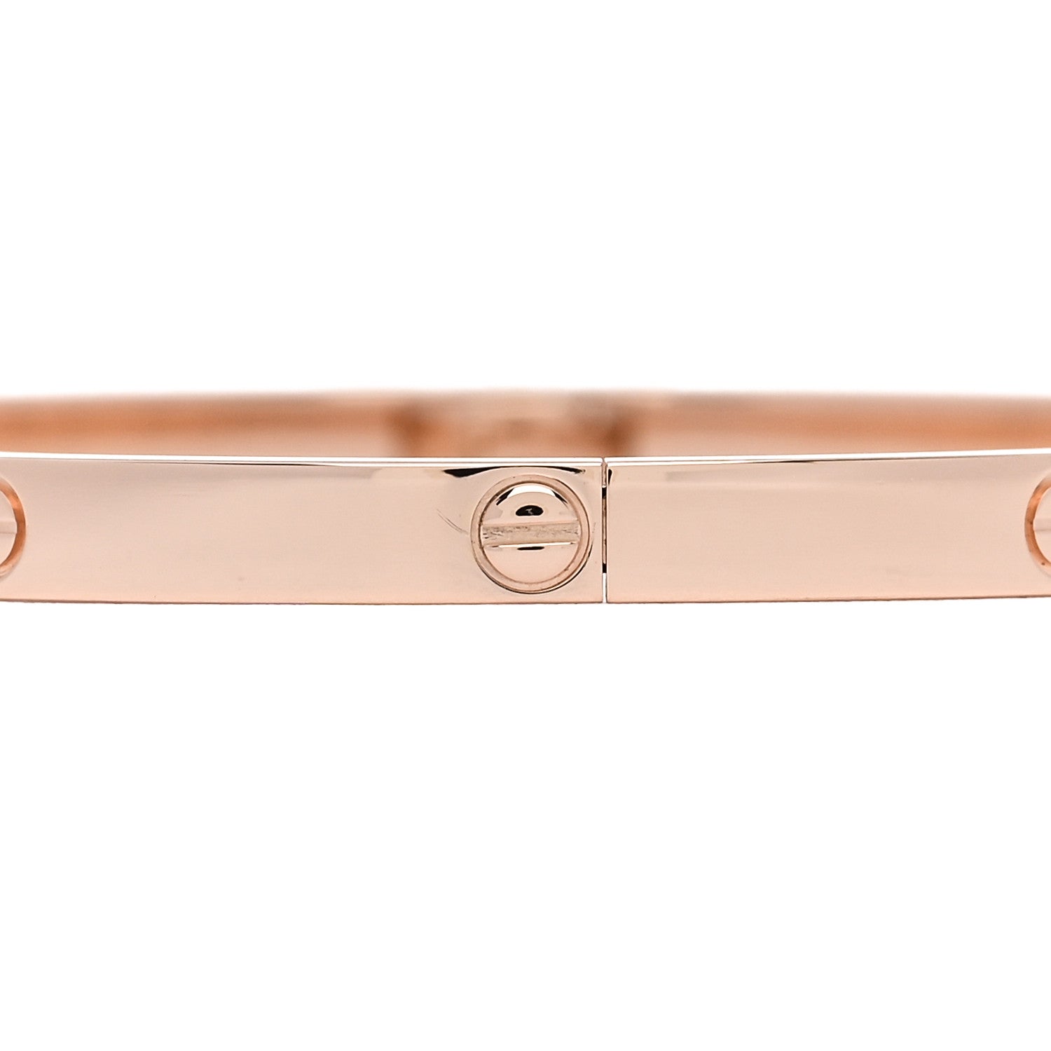 Cartier 18K Pink Gold Small LOVE Bracelet 17 5 of 8