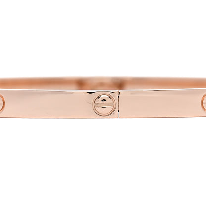 Cartier 18K Pink Gold Small LOVE Bracelet 17 5 of 8