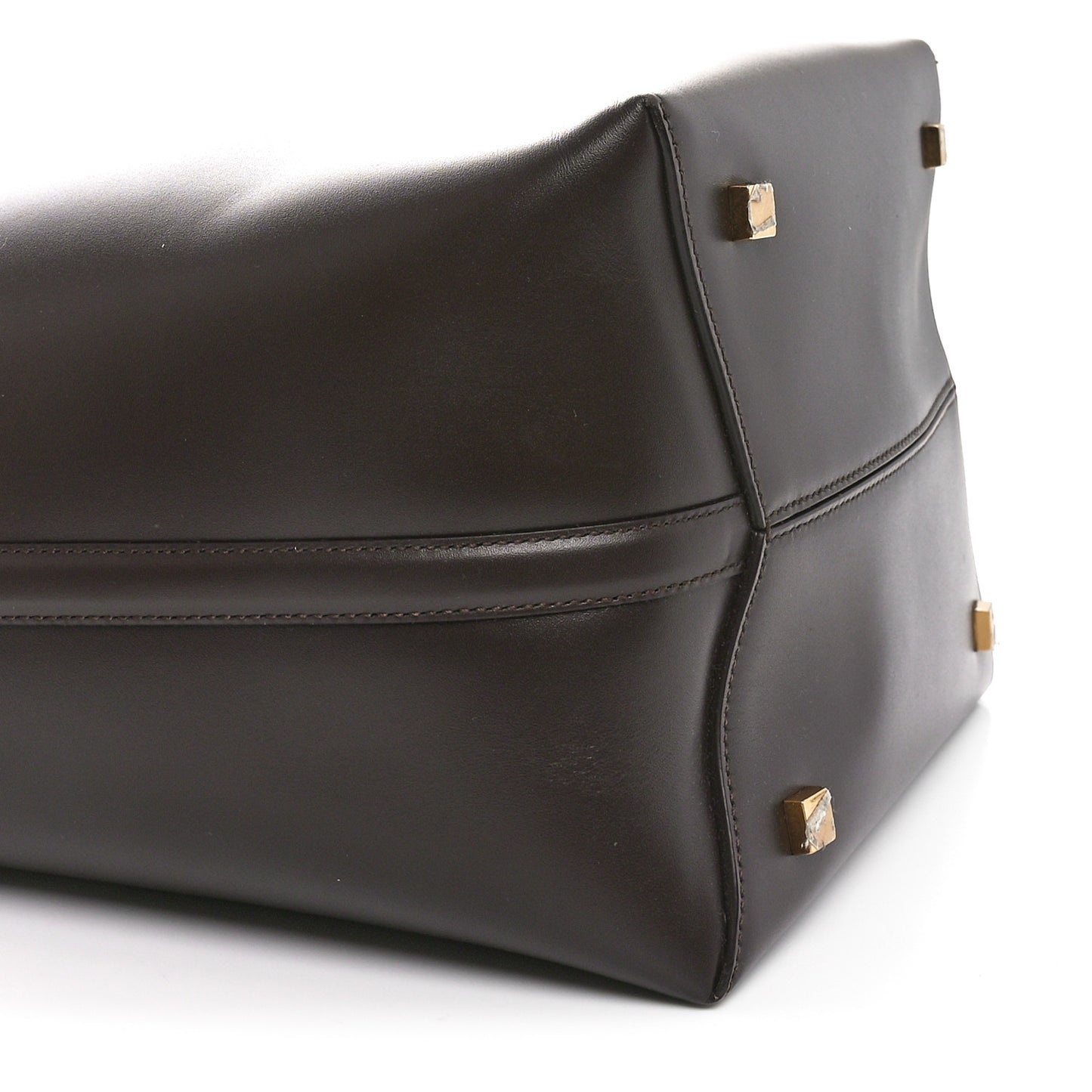 Shiny Calfskin Le 37 Bucket Bag Arabica