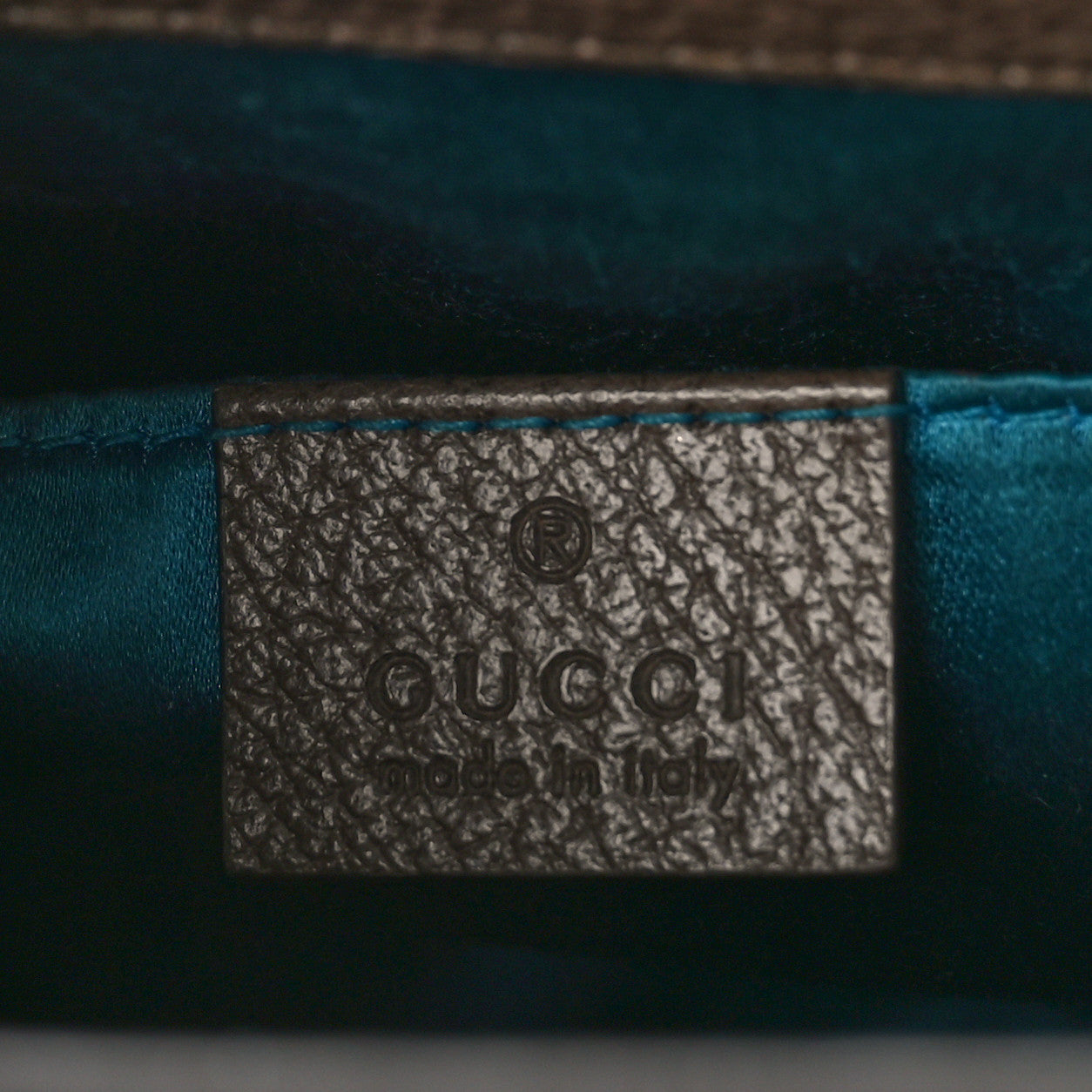 GG Supreme Monogram Web Small Ophidia Chain Shoulder Bag Brown