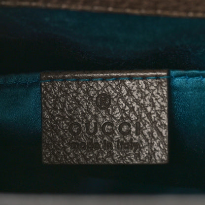 Gucci GG Supreme Monogram Web Small Ophidia Chain Shoulder Bag Brown 6 of 9