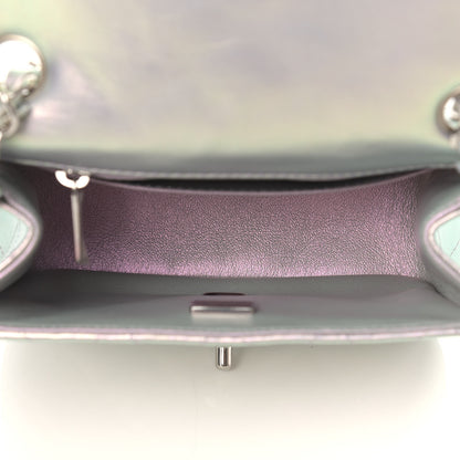 Chanel Iridescent Lambskin Quilted Mini Square Flap Light Purple 5 of 11