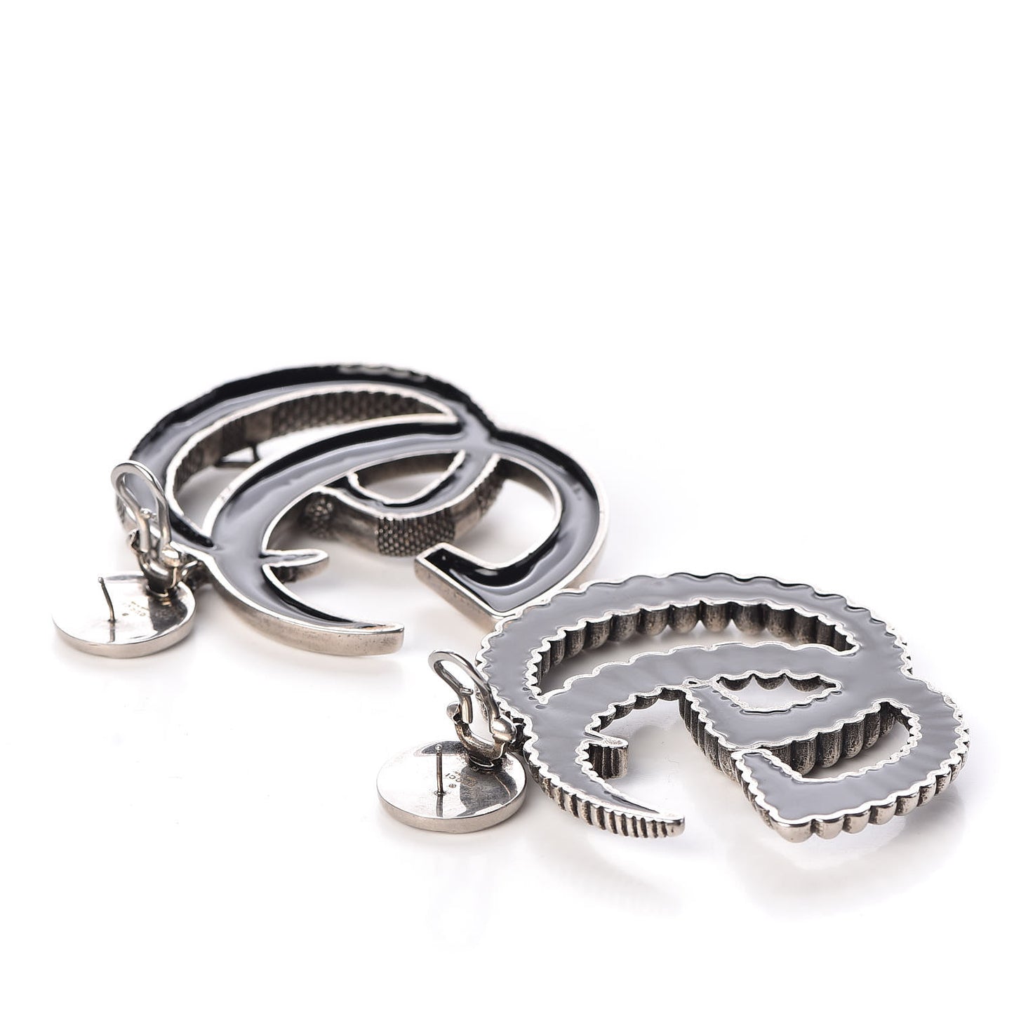 Interlocking GG Earrings Silver
