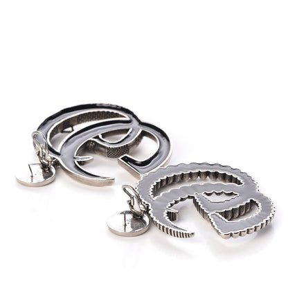 Gucci Interlocking GG Earrings Silver 4 of 4