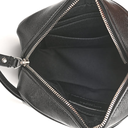 Saint Laurent Calfskin Matelasse Studded Monogram Lou Belt Bag Black 5 of 9