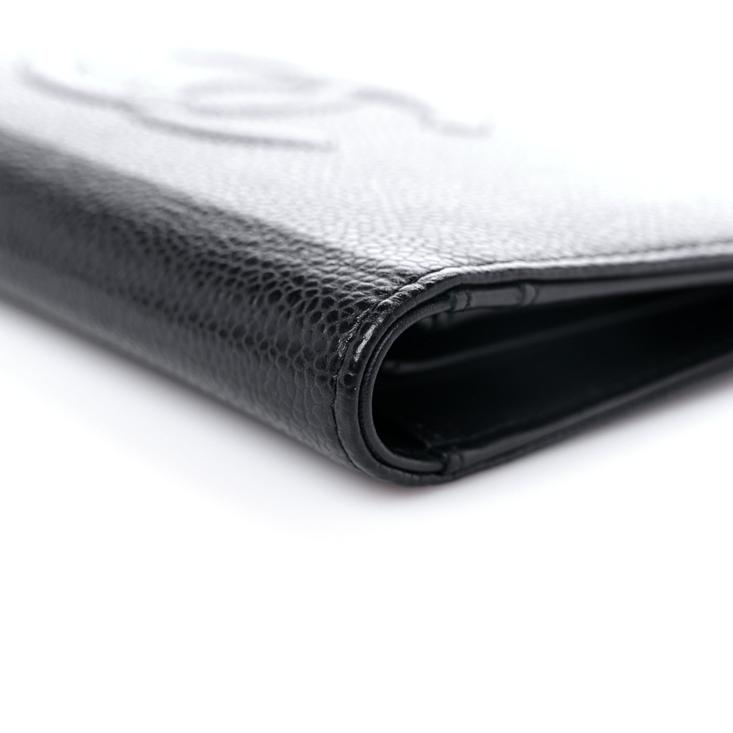 Chanel Caviar Timeless CC Yen Wallet Black 12 of 13