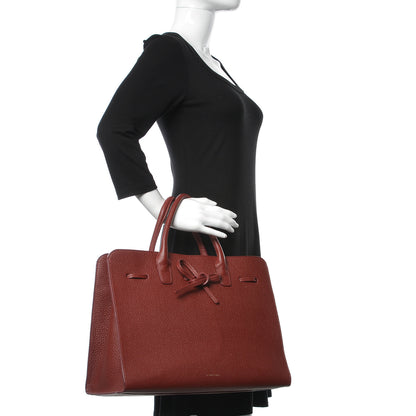 Mansur Gavriel Tumbled Calfskin Large Sun Bag Rococo 3 of 12