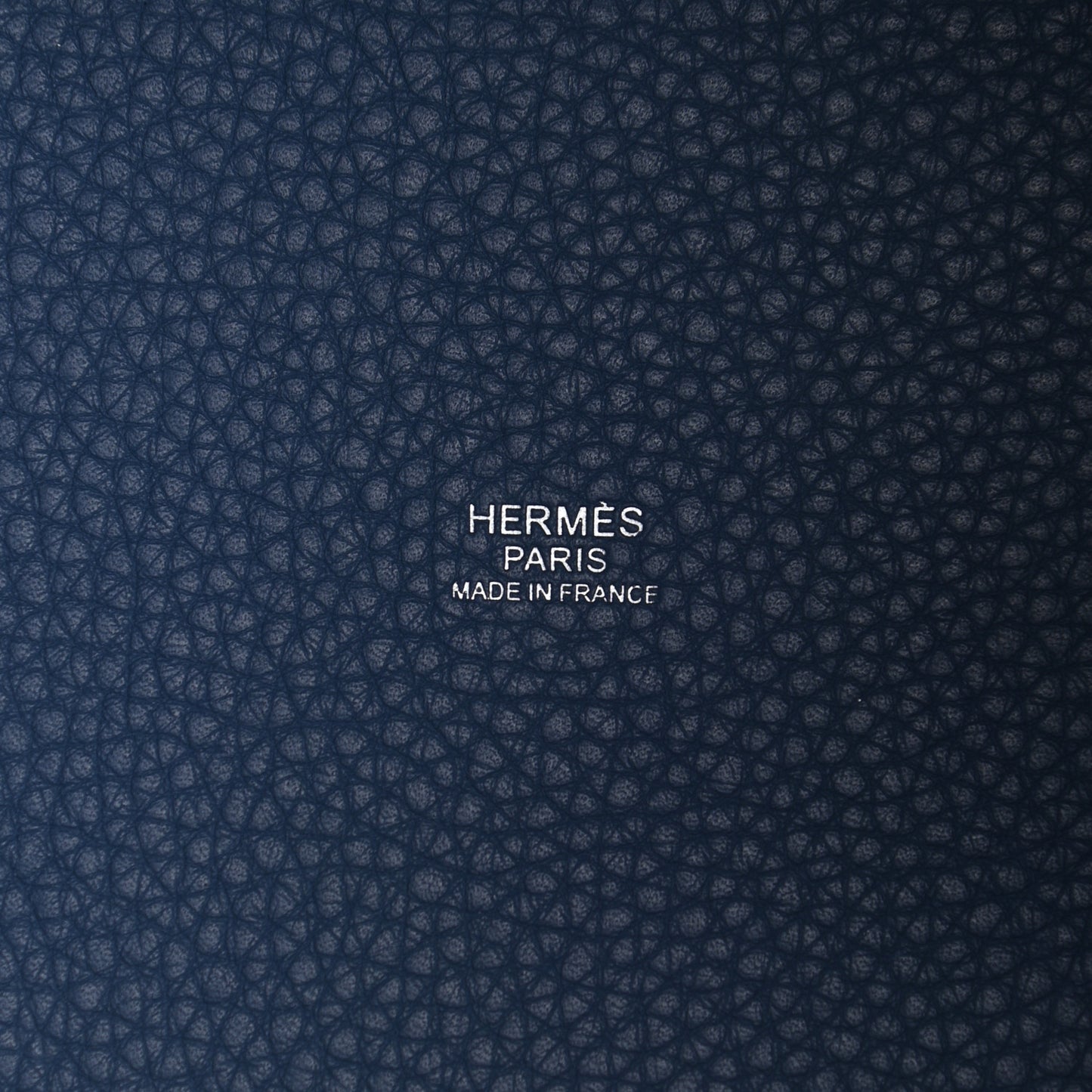 Taurillon Clemence Picotin Lock 18 PM Bleu Agate