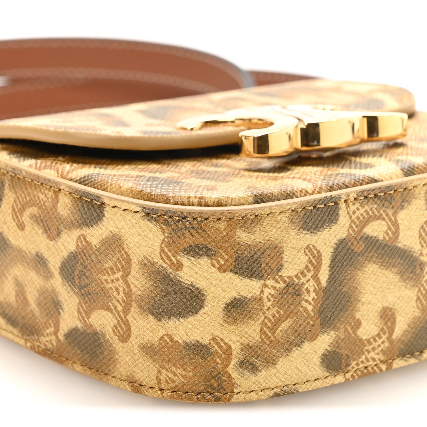 Canvas Triomphe Mini Claude Leopard