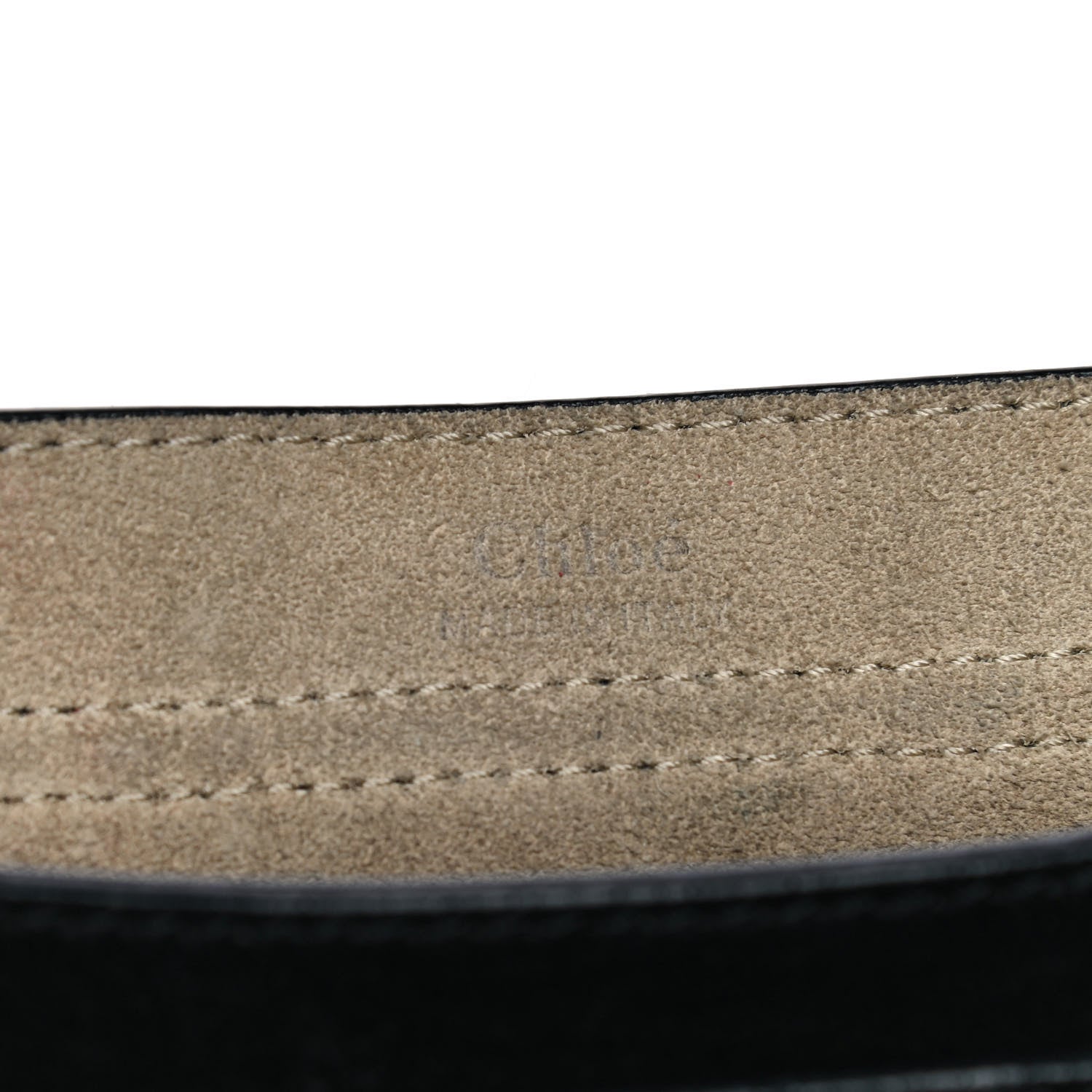 Chloe Suede Calfskin Braided Mini Hudson Shoulder Bag Black 6 of 13