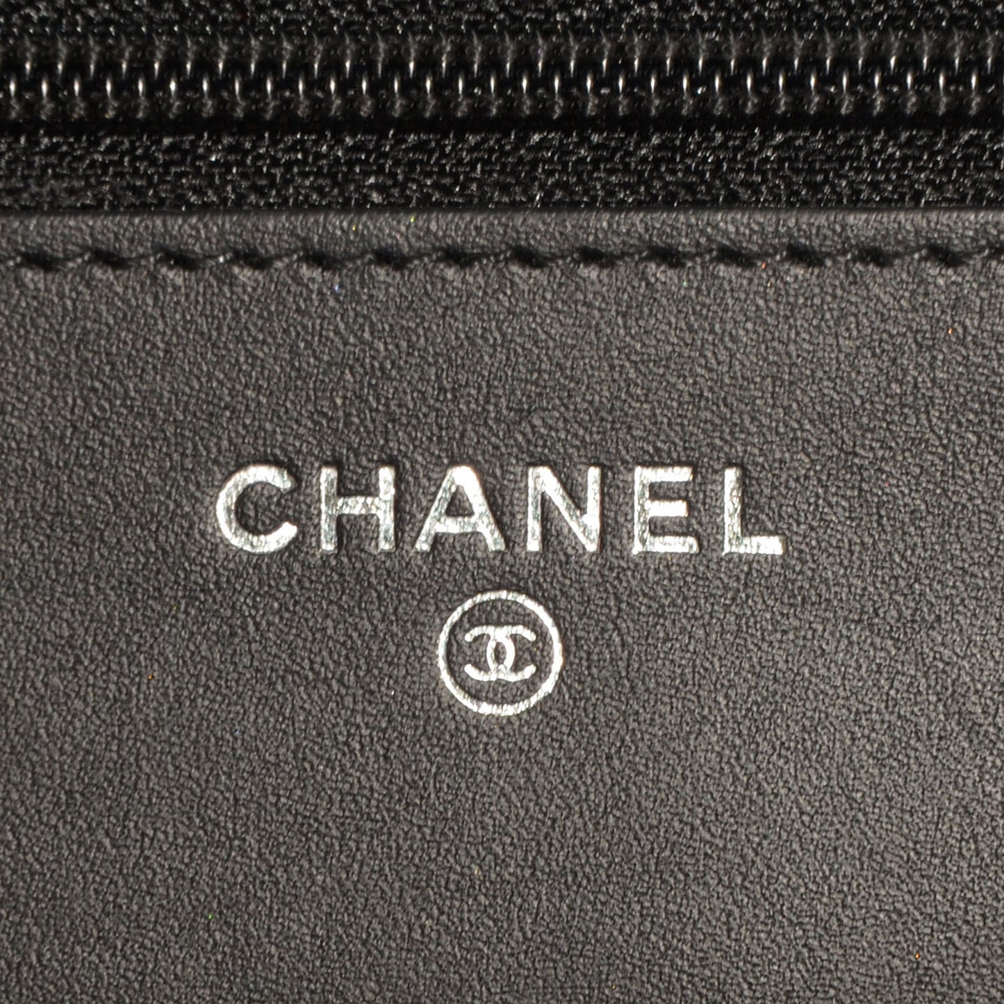 Caviar Quilted Boy Wallet On Chain WOC Black