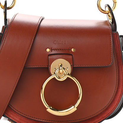 Chloe Calfskin Small Tess Bag Sepia Brown 7 of 10