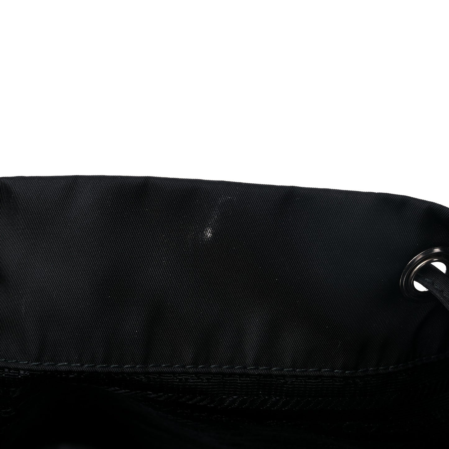 Tessuto Nylon Saffiano Medium Backpack Black