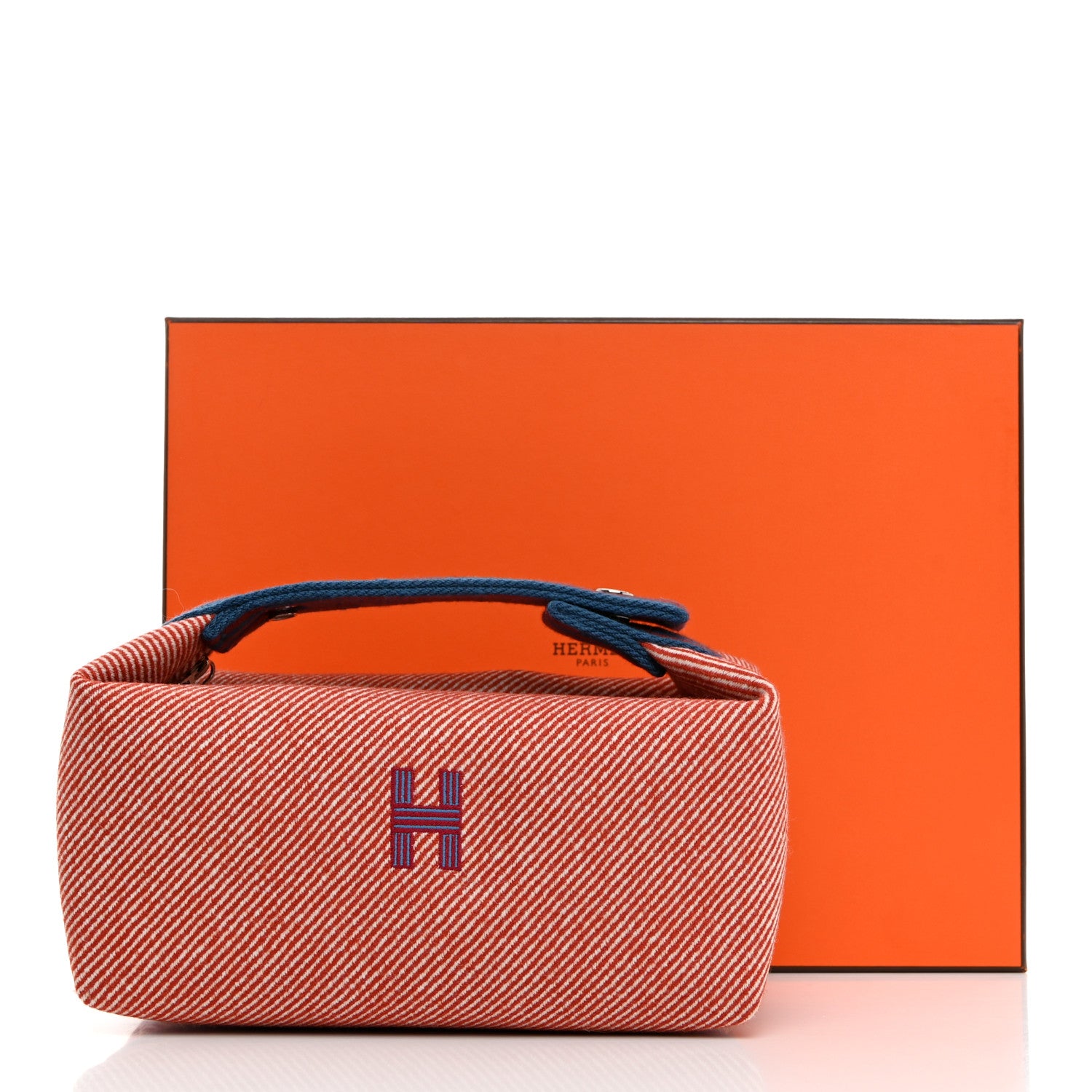 Hermes Wool Small Bride-A-Brac H Natte Pouch Tomette 8 of 8
