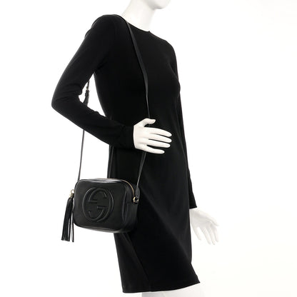 Gucci Pebbled Calfskin Small Soho Disco Bag Black 2 of 7