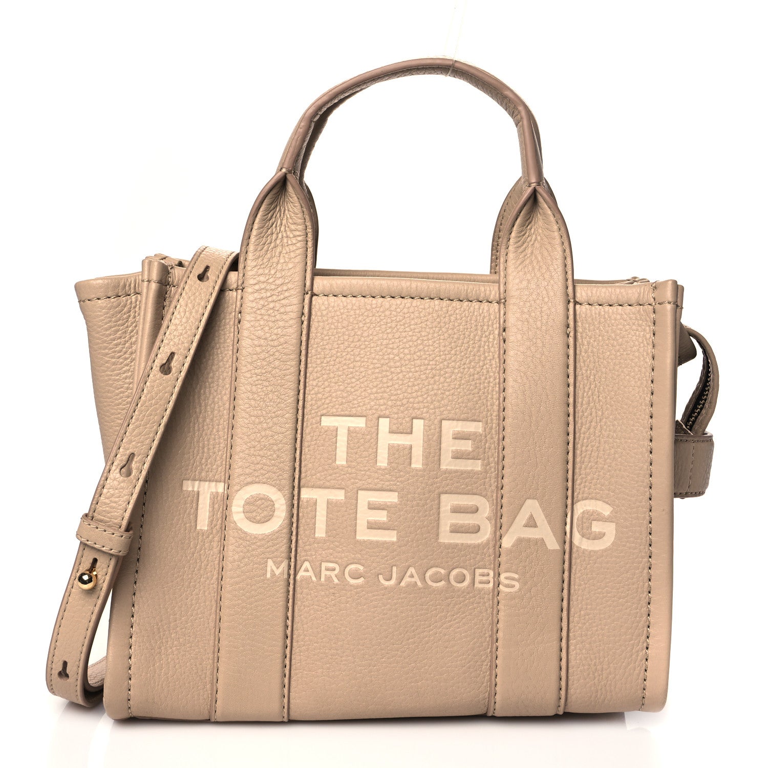 Marc Jacobs Grained Calfskin The Tote Bag Twine 1 of 10