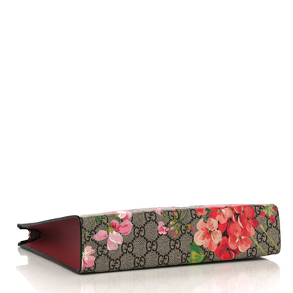 Gucci GG Supreme Monogram Blooms Large Cosmetic Case Beige Multicolor Dry Rose 5 of 12