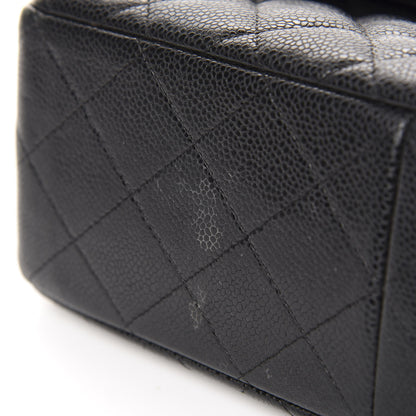 Chanel Caviar Quilted Jumbo Double Flap Black 10 of 11