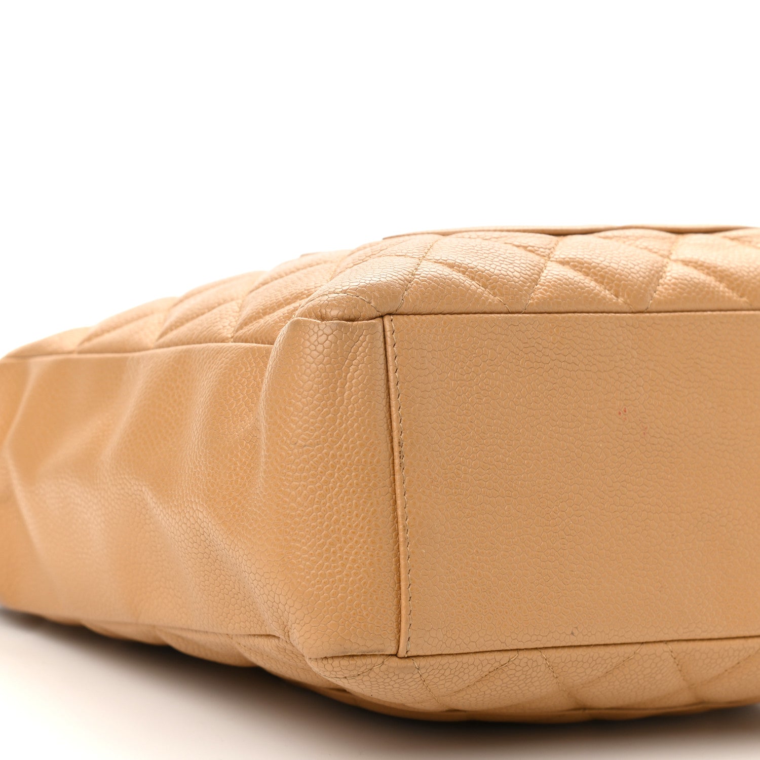 Chanel Caviar Quilted Petit Shopping Tote PST Dark Beige 9 of 13