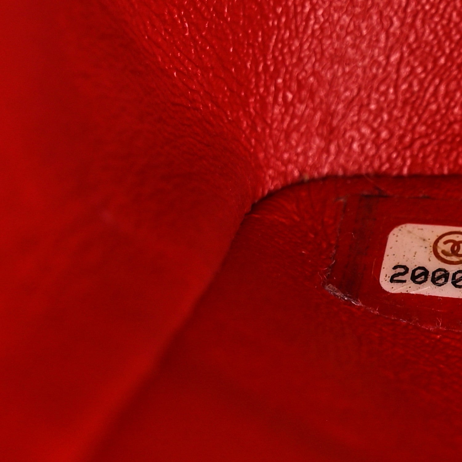 Chanel Lambskin Quilted Jumbo Double Flap Red 7 of 13