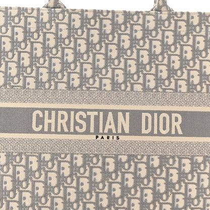 Christian Dior Oblique Large Book Tote Grey 8 of 12