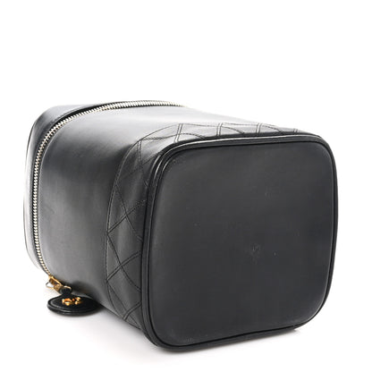 Chanel Lambskin Vanity Cosmetic Bag Black 4 of 12