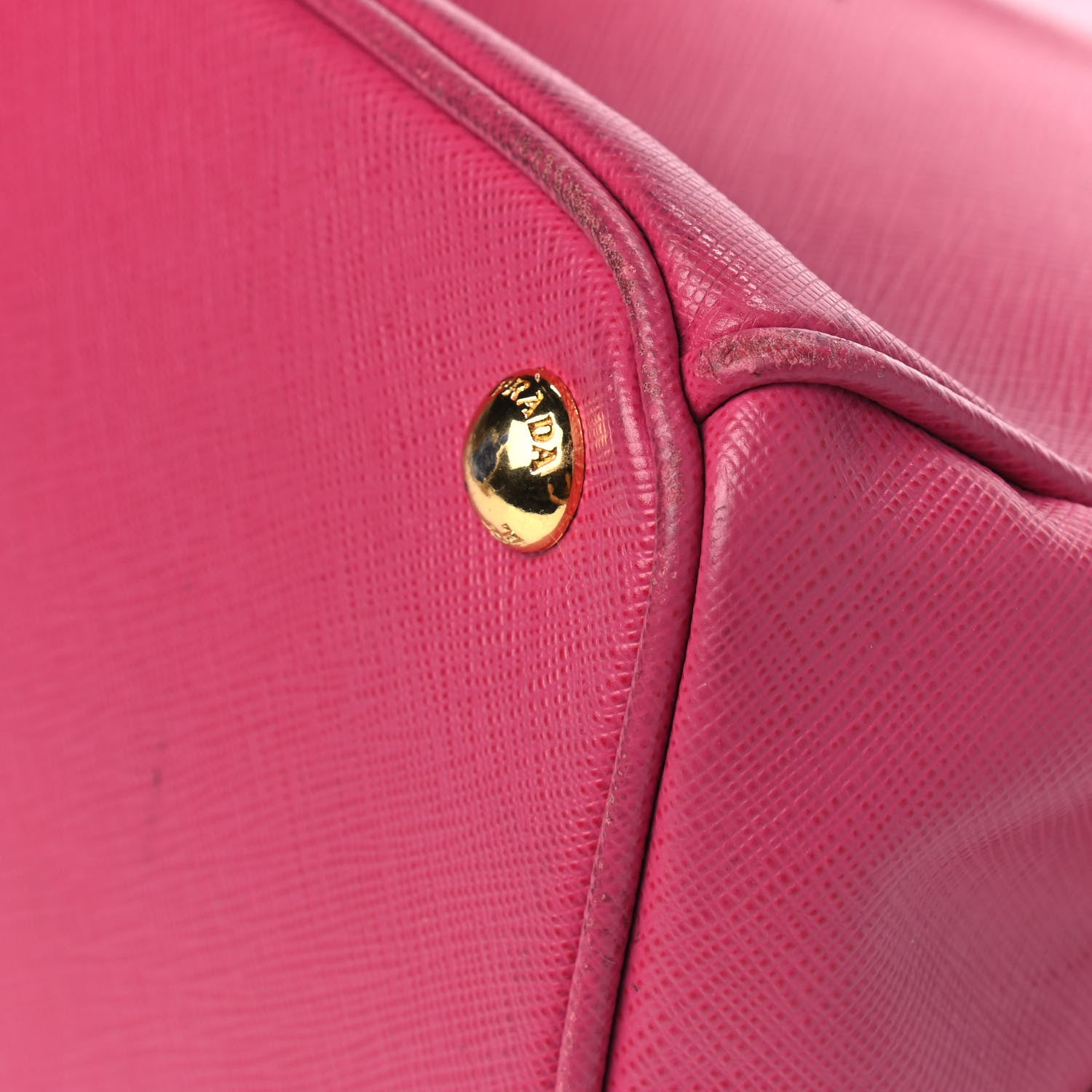 Prada Saffiano Large Galleria Double Zip Tote Peonia 10 of 14