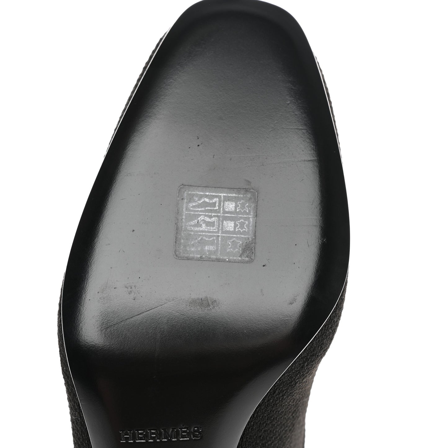 Knit Calfskin Fontaine 60 Boots 40 Black