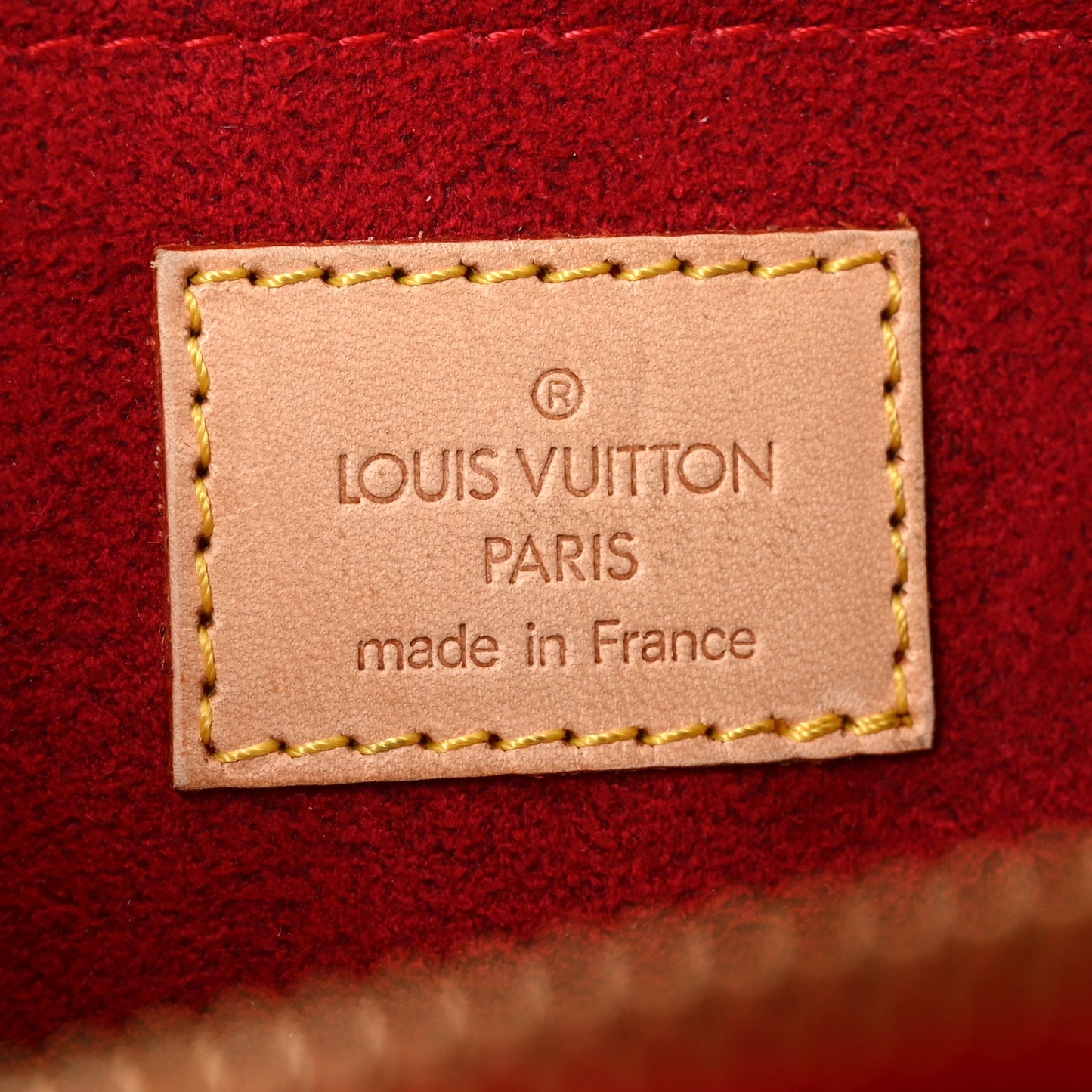 Lizard Monogram Cerises Pochette