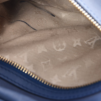 Louis Vuitton Supple Calfskin Paname Take Off Flight Bag Blue 5 of 8