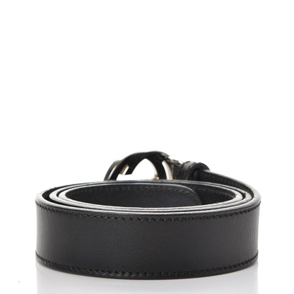 Gucci Calfskin Interlocking G Belt 80 32 Black 3 of 7