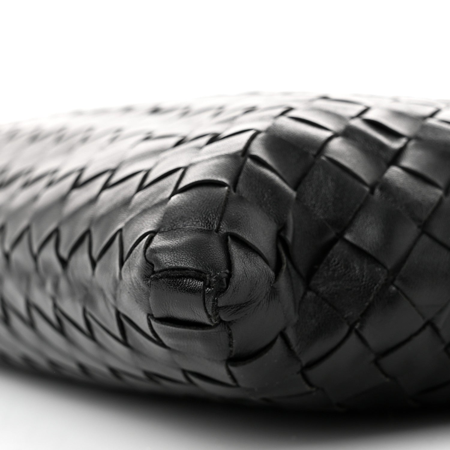 Bottega Veneta Calfskin Intrecciato Small Hop Black 10 of 13