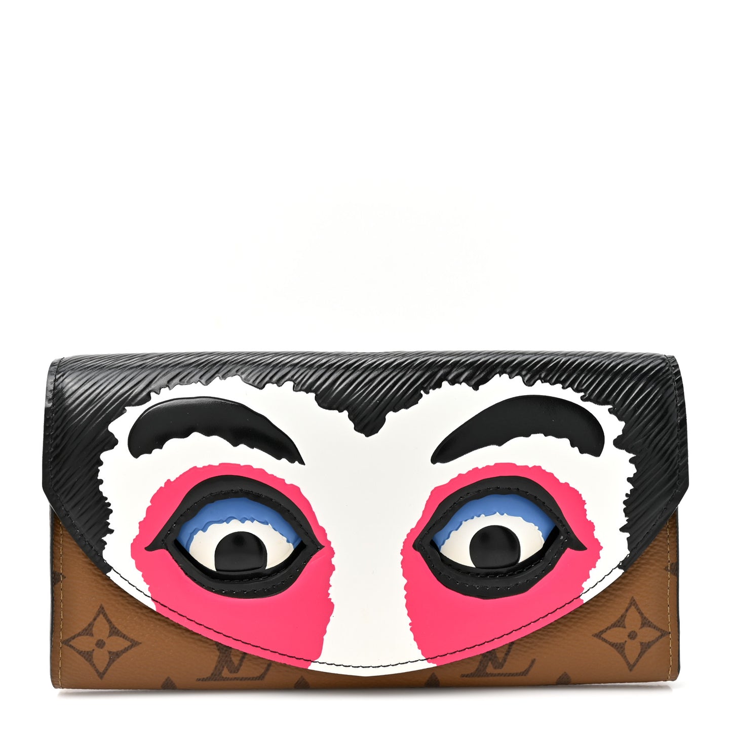 Reverse Monogram Kabuki Sarah Wallet