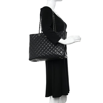 Chanel Caviar Quilted Large Shopping Tote Black 2 of 12